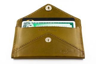 maf pinto 薄型名刺入れ レザーカードケース オリーブ