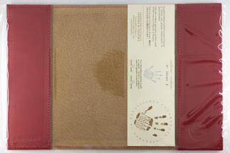 maf pinto (マフ ピント) レザーブックカバー四六判ハードカバーサイズ（レギュラーモデル） 【レッド】