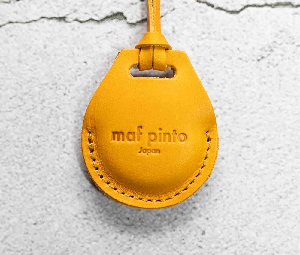 エアタグ用 ケース カバー（フルカバーモデル） レザー 本革 apple airtag 【イエロー】
