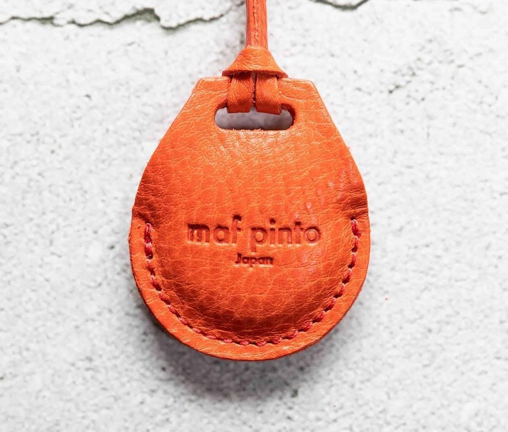 エアタグ用 ケース カバー（フルカバーモデル） レザー 本革 apple airtag 【レッド シュリンク】