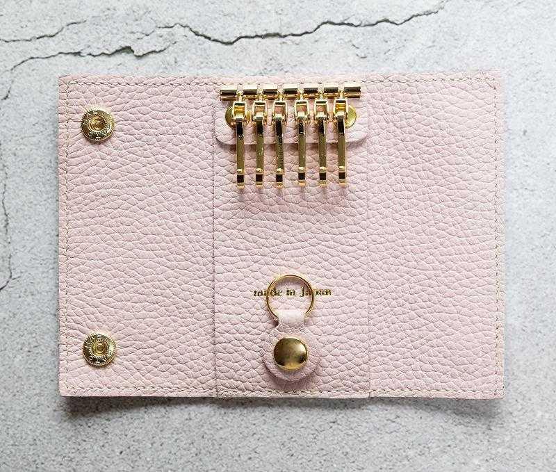 maf pinto (マフ ピント) キーケース ライトピンク ADRIA LINE レザー 本革 日本製