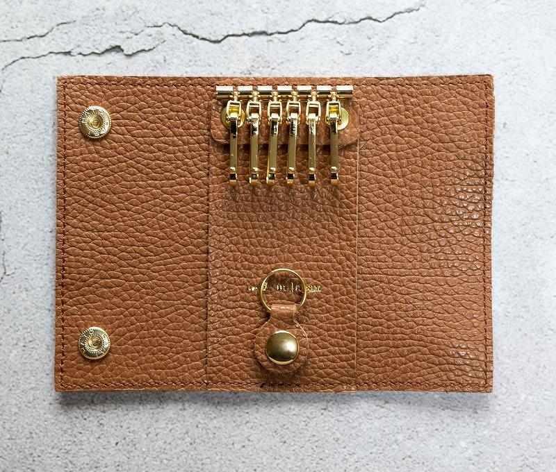 maf pinto (マフ ピント) キーケース キャラメル ADRIA LINE レザー 本革 日本製