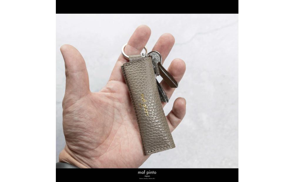maf pinto (マフ ピント) キーリング キーホルダー 小銭入れ付き ミニ財布 トープ ADRIA LINE レザー 本革 日本製