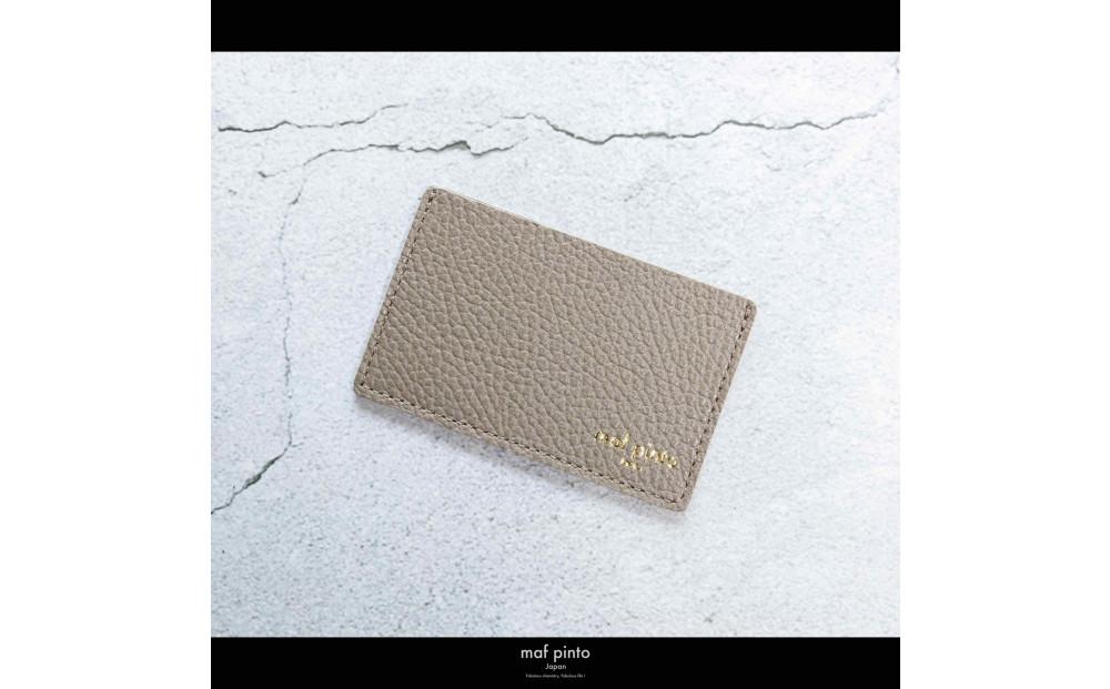 maf pinto (マフ ピント) カードケース 1枚 免許証 マイナンバーカード 薄型 スリム トープ ADRIA LINE レザー 本革 日本製