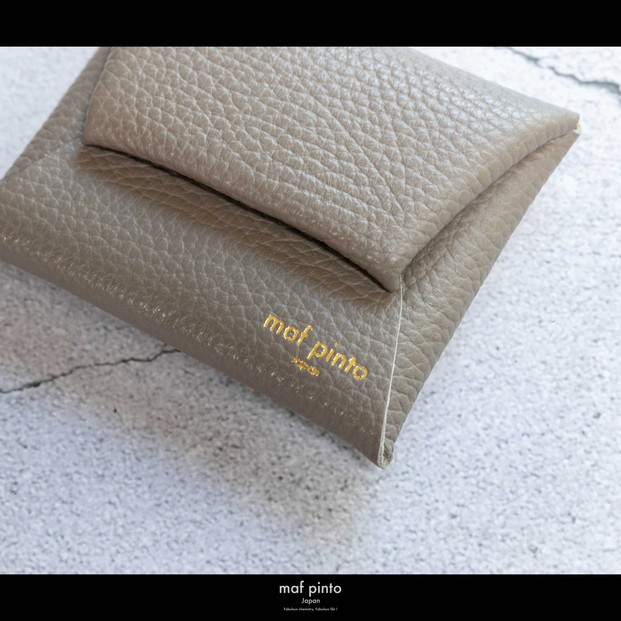 maf pinto (マフ ピント) ミニ財布 コンパクト ウォレット 小型 小銭入れ カードケース レザー 本革 59トープ
