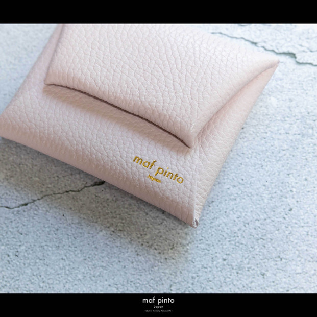 maf pinto (マフ ピント) ミニ財布 コンパクト ウォレット 小型 小銭入れ カードケース レザー 本革 54ライトピンク