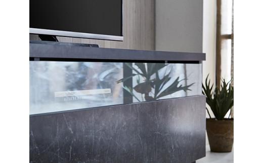 【開梱設置】テレビ台 TV台 幅180cm フレッド ストーンブラック 大川家具 テレビボード