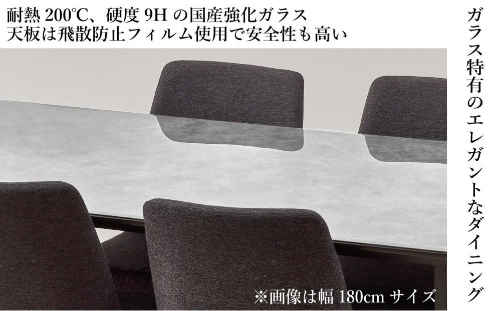 GT150テーブルとDC-5イス4脚の5点セット【4本脚／天板：グレー／張地：布ブラック】