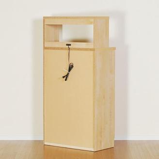 Rank ランク 75キャビネット 幅75 高さ150 ヨーロピアンメープルのナチュラルキャビネット