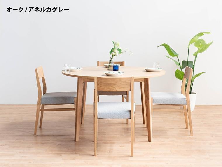 ローマ 丸テーブル 幅120 オーク