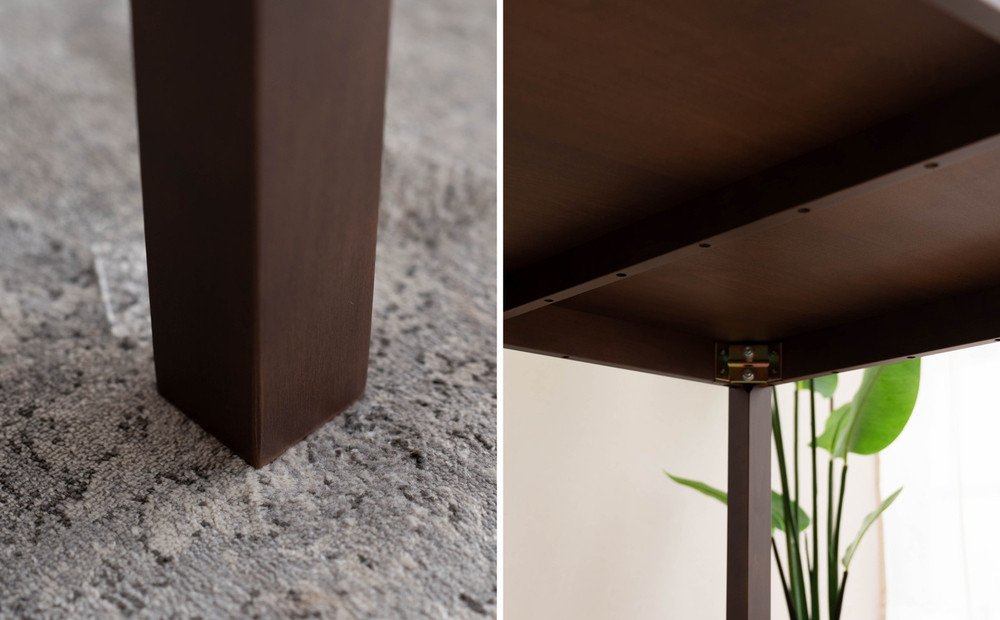 DTジャンブル01 ダイニングテーブル 150 ビーチ ウォールナットブラウン 単品