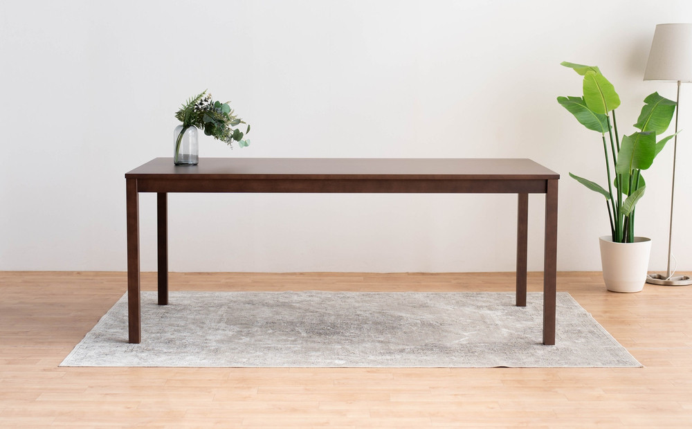 DT01 DC01 7点 180 ダイニングセット ビーチウォールナットブラウン オールマイティブラック テーブル 椅子