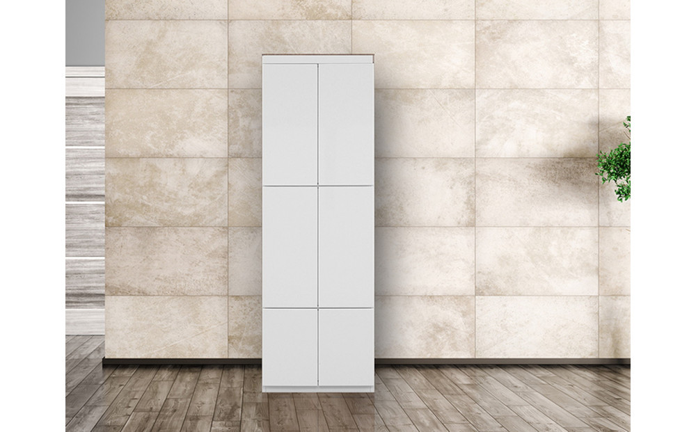 ミュージアム 幅60cm 板戸 コレクション棚 収納棚 キャビネット 高級 大川家具 壁面収納  【開梱設置】