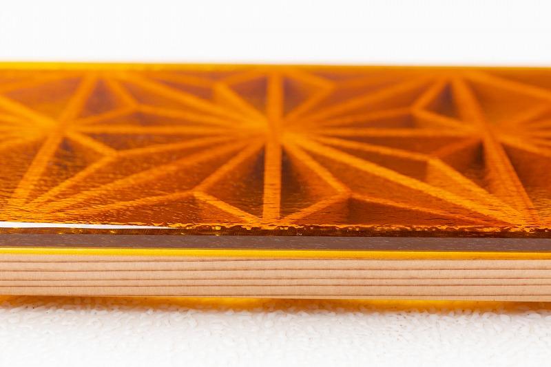 大川組子×大川家具スペシャルアドバイザー コラボ ガラス皿