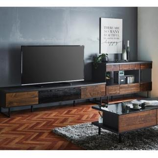 テレビボード幅145☆木目調 ローボード リビング家具　カラー：NA