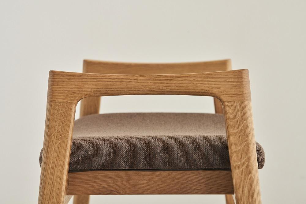 スツール パイク オーク 無垢材 玄関ベンチ 辻製作所 大川家具