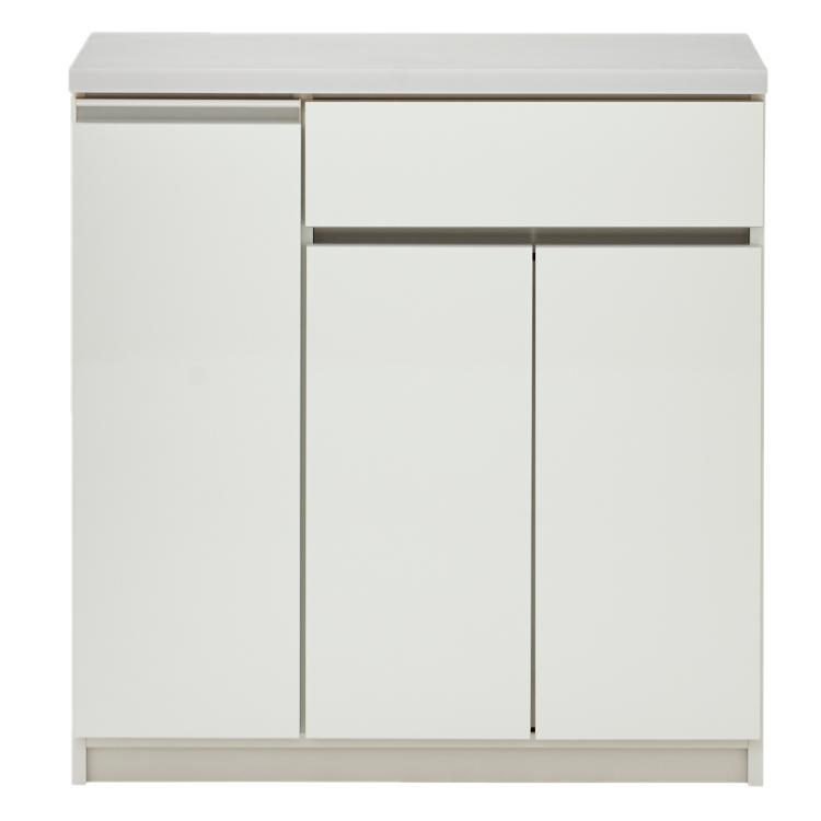 キッチンカウンター  【セイル 90 CT】 ハイホワイト