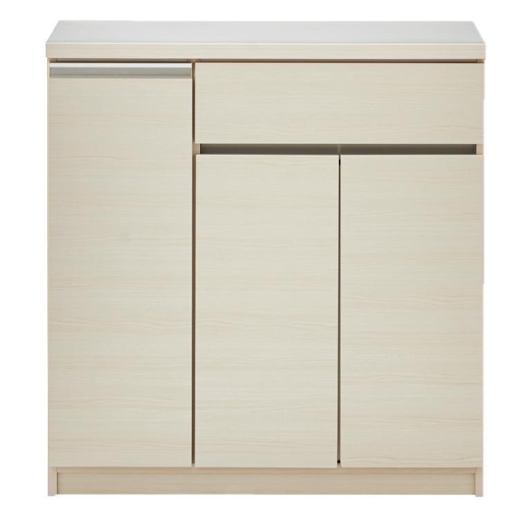 キッチンカウンター  【セイル 90 CT】 ヒッコリーホワイト