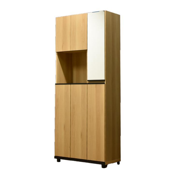 シューズボックス  【シャルケ 75 HI】 ナチュラル 木目