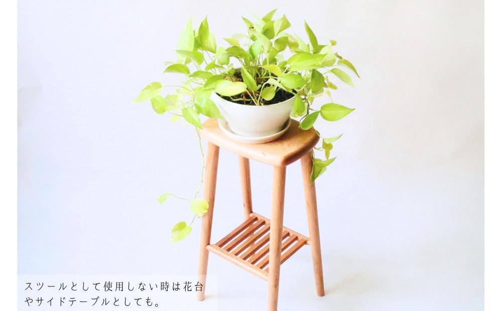 キッチンハイスツール ブラックチェリー材【大川家具】