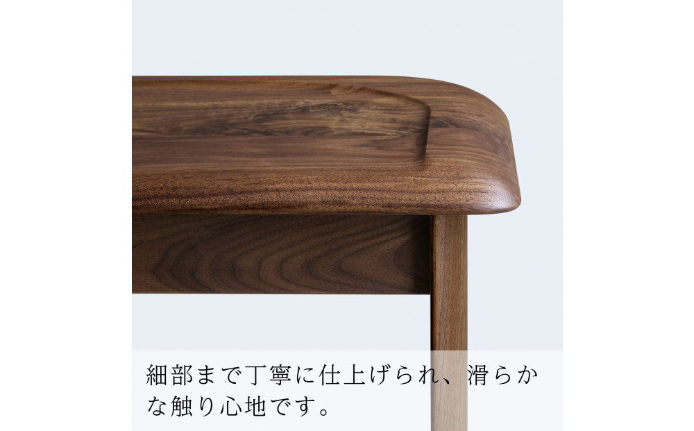 【開梱設置】MARUSHO NATURA ベンチ 幅126cm 椅子 イス チェア 長椅子 ウッドベンチ インテリア 食卓 ダイニング 丸庄 大川家具 日本製 木製家具 ウッド ウォールナット 完成品 デザイナーズ おしゃれ