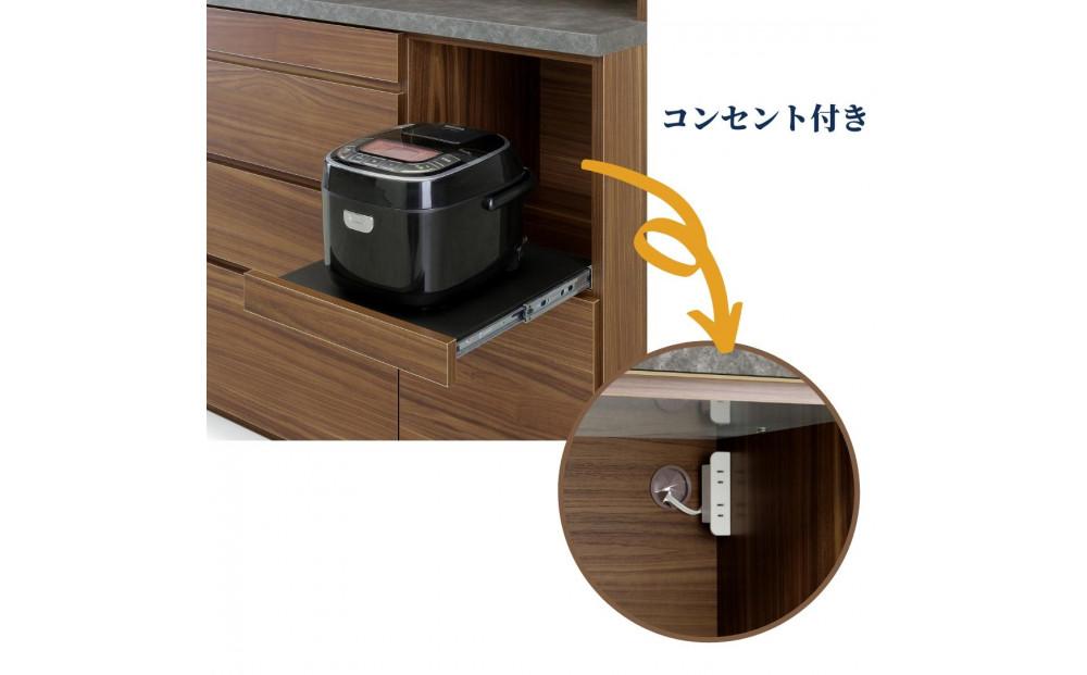 カウンター 幅116cm カリーナ ナチュラル(ナラ柄)