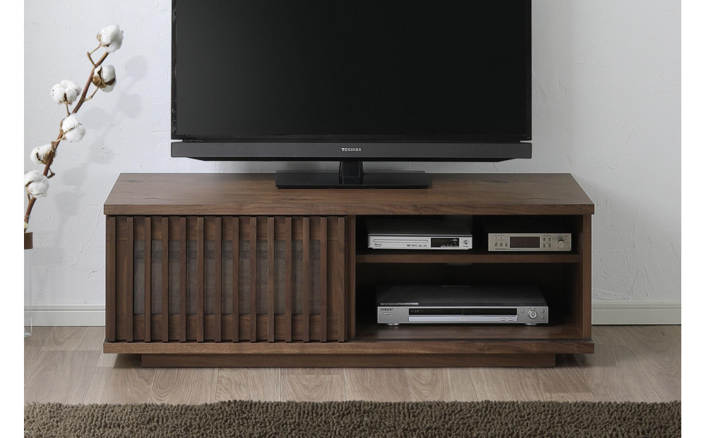 【ナチュラル】大川家具 幅120cm テレビボード -value-バリュー