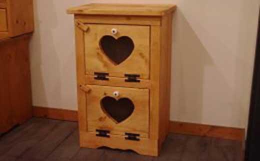 野菜ストッカー2段 ハート