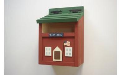 壁掛けPOST カントリーレッド