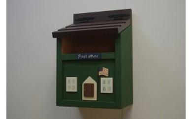 壁掛けPOST カントリーグリーン