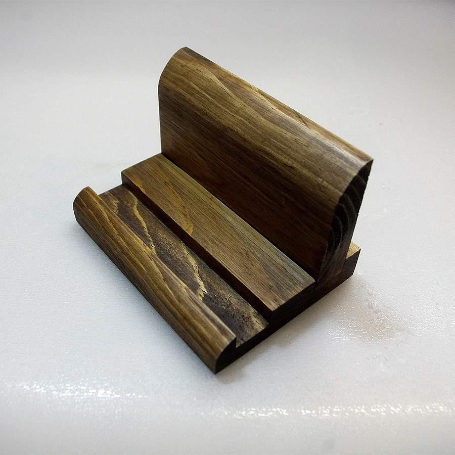 スマホスタンド ハンドブラウン色