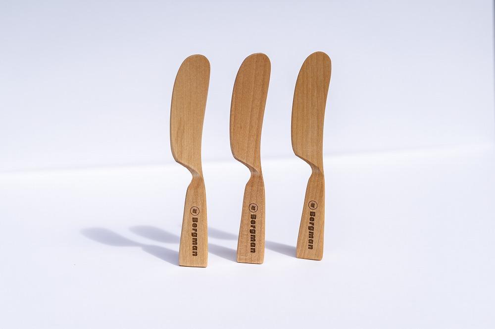 バターナイフ  17センチ 天然木 国産 大川家具