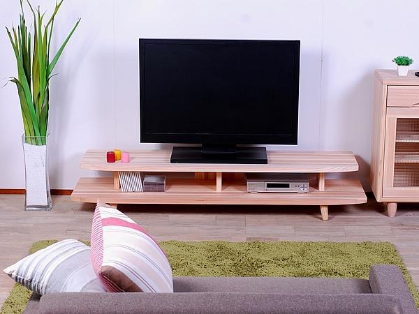 【開放感いっぱいの国産杉テレビ台】HANEテレビボード 170 国産杉