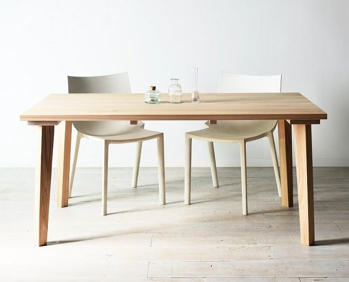 【自分で組み立てる楽しみ／無塗装】ジサクダイニングテーブル180国産杉