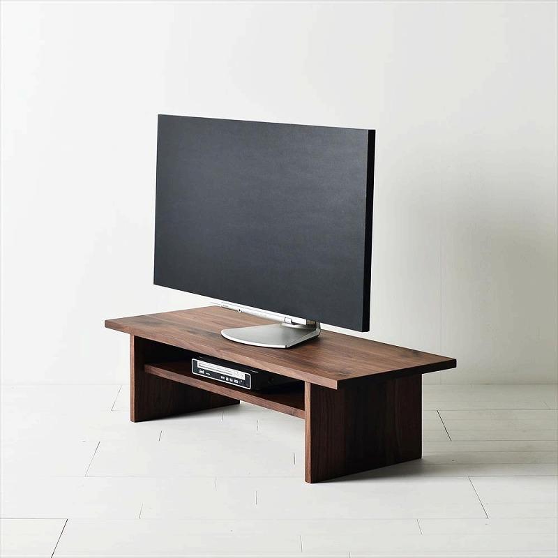 シンプルでおしゃれなテレビボード　konojiＴＶボード90／ウォールナット　テレビ台　無垢材　天然木　ロータイプ　完成品　ローボード　ローテーブル　センターテーブル　パソコンデスク　本棚