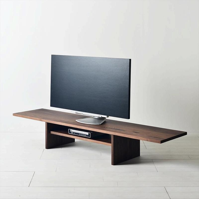 シンプルでおしゃれなテレビボード　konojiＴＶボード150／ウォールナット　テレビ台　無垢材　天然木　ロータイプ　完成品　ローボード　ローテーブル　センターテーブル　パソコンデスク　本棚