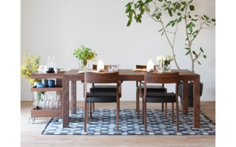 CARAMELLA Dining Table 98196 walnut