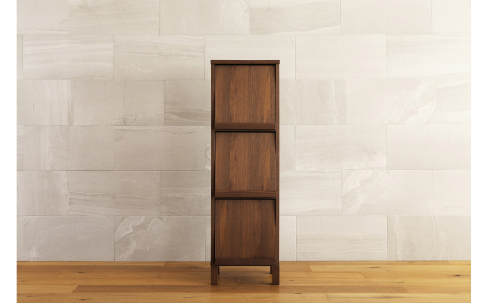 【開梱設置】高野木工 LECCE レッチェ 40マガジンレコードラック ウォルナット【10年保証】