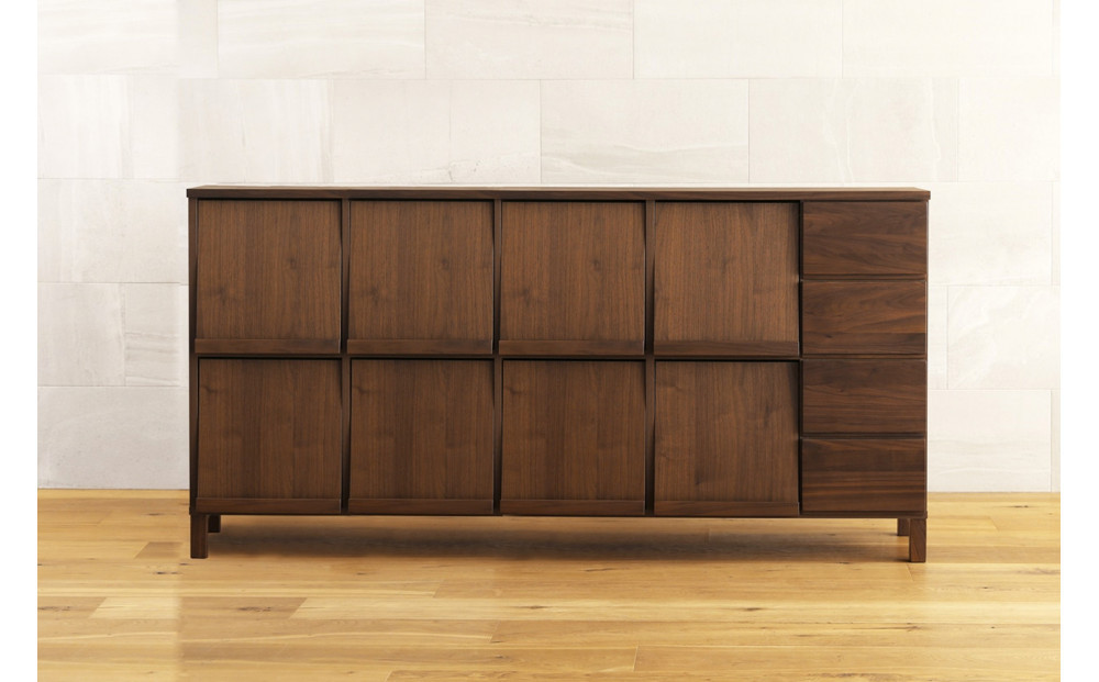 【開梱設置】高野木工 LECCE 180マガジンレコードラック ウォルナット【10年保証】