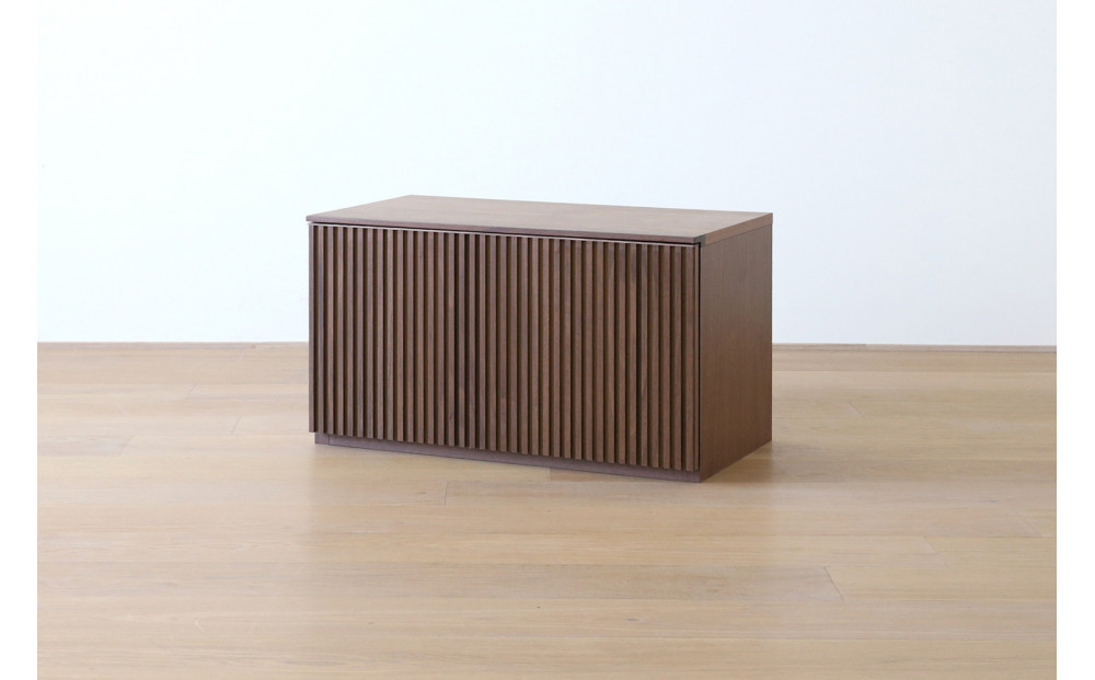 【開梱設置】高野木工 リブシリーズ 75ローボード ウォルナット【10年保証】