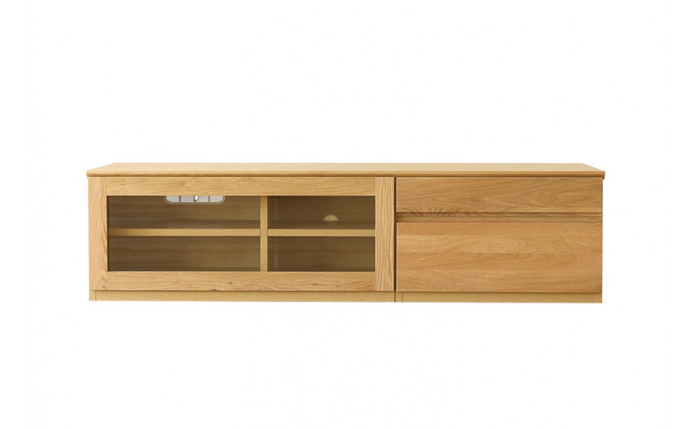 【開梱設置】高野木工 ASTER SET5 アスター 150TV天板 + 90TVガラス扉 + 60TVチェスト オーク【10年保証】