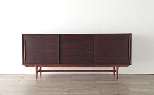 【Sofia リビングボード　Rosewood　200cm/ローズウッド・オイルフィニッシュ】ローズウッドの上質なリビングボード