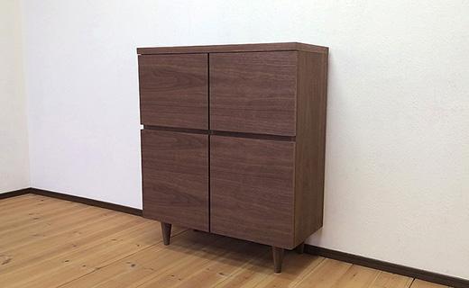 FAX・電話台にも使えるおしゃれなキャビネット  家具 棚 キャビネット ラック リビングボード サイドボード 飾り棚 食器棚 本棚 MUFactory