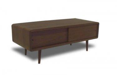 【Pearl TVボード　ウォールナット】ウォールナット材のかわいいTVボード＜ウォールナット材ツキ板　オイルフィニッシュ＞