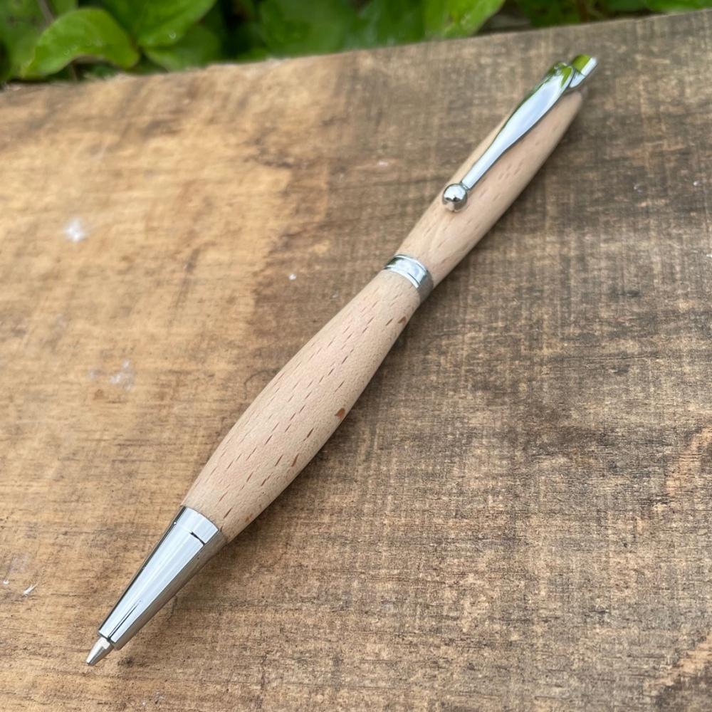 2Pice 木軸シャープペンシル（ブナ材・シルバー金具）MUKU屋