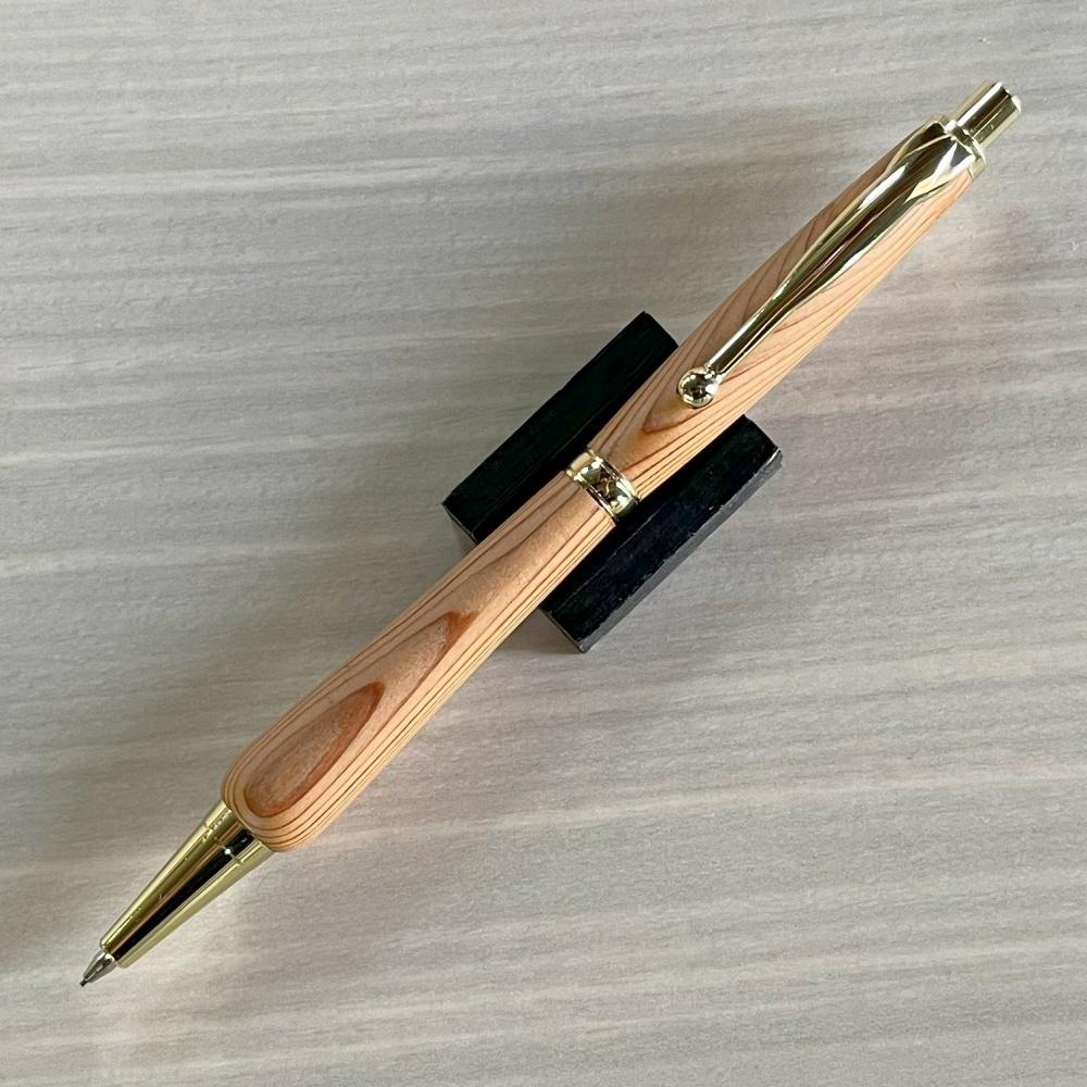 2Pice 木軸シャープペンシル0.5mm (屋久杉) ゴールド金具 MUKU屋