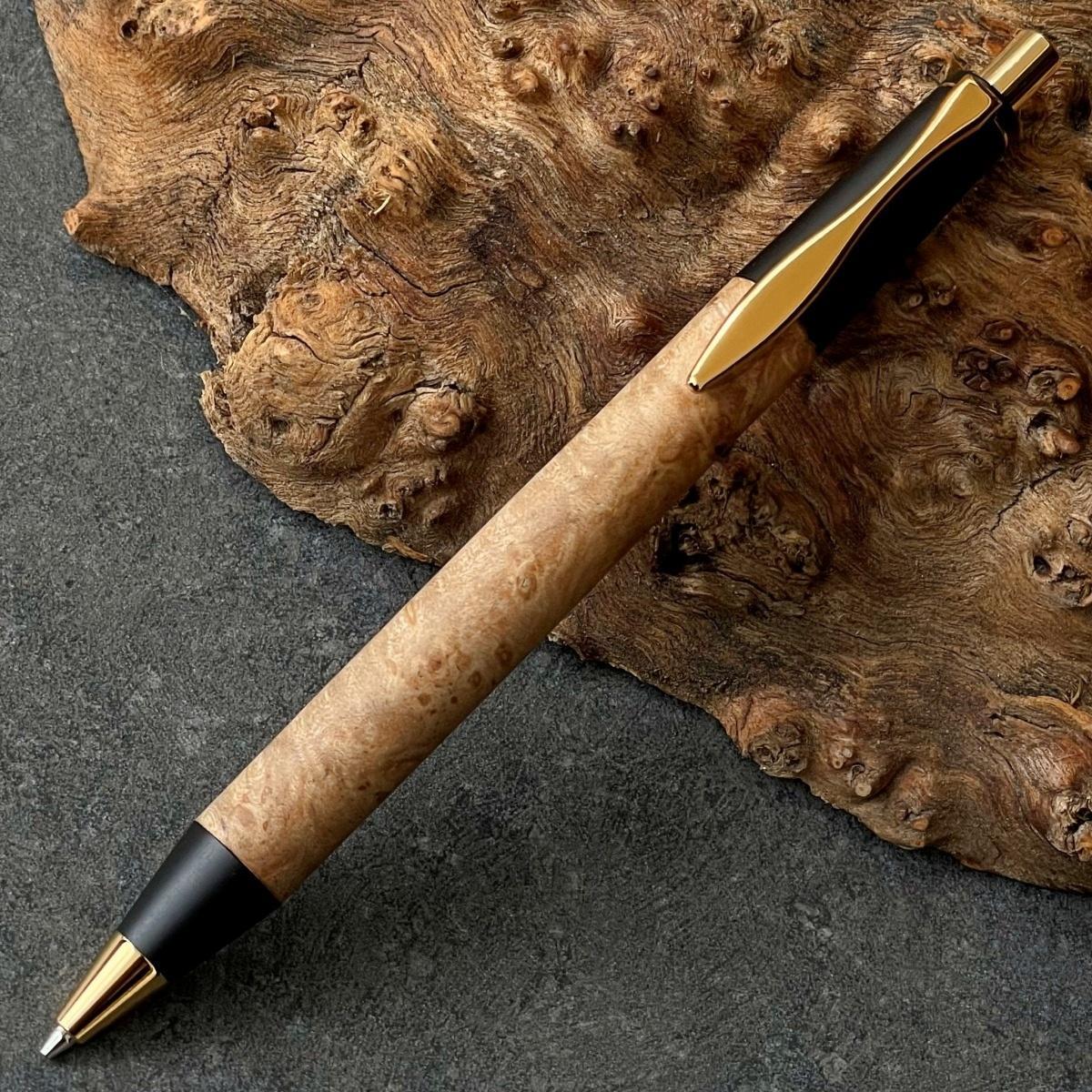 楓瘤・メープルバール   / 2つの内部機構を持つ新感覚の木軸ペン / SINPEN【MP&BP】ゴールド金具 / MUKU屋