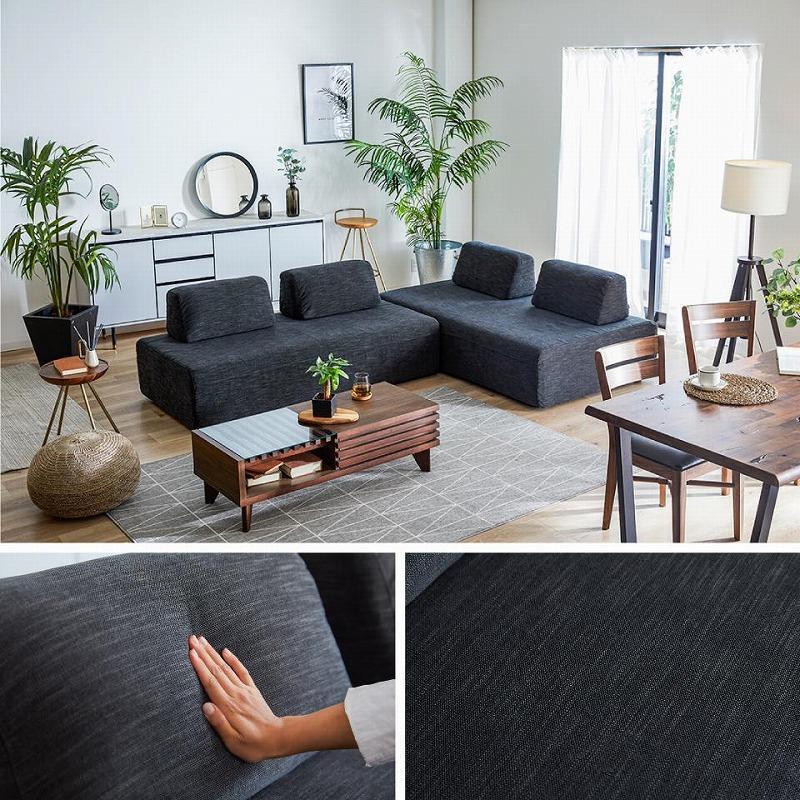 ソファスリム 完成品 幅170 カーティス ソファスリム ＜ダークグレー＞【モーブル／大川家具】