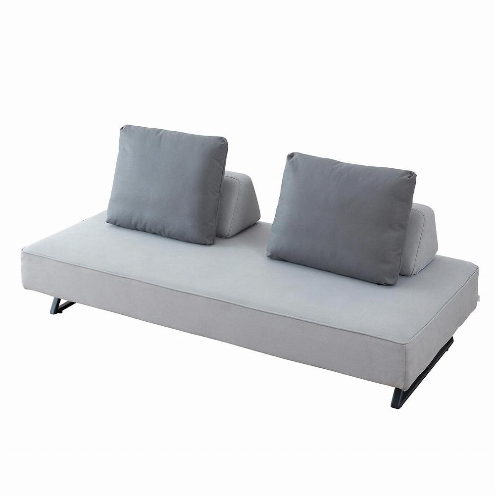 リバティ2 ソファ 180cm 3人掛け ライトグレー【モーブル】【大川家具】