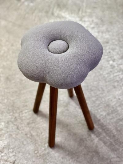 monaca stool：momo（モナカスツール 桃／グレー）